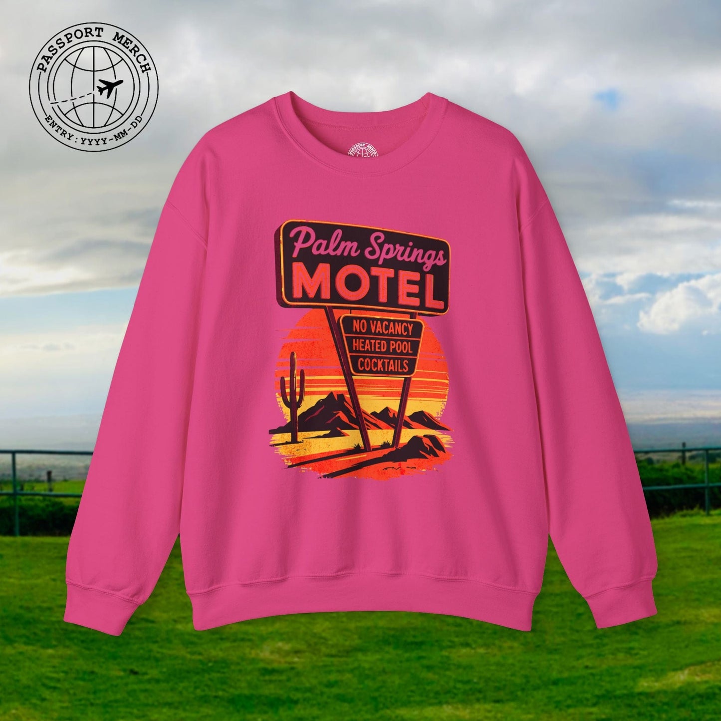 No Vacancy, Palm Springs, California Crewneck