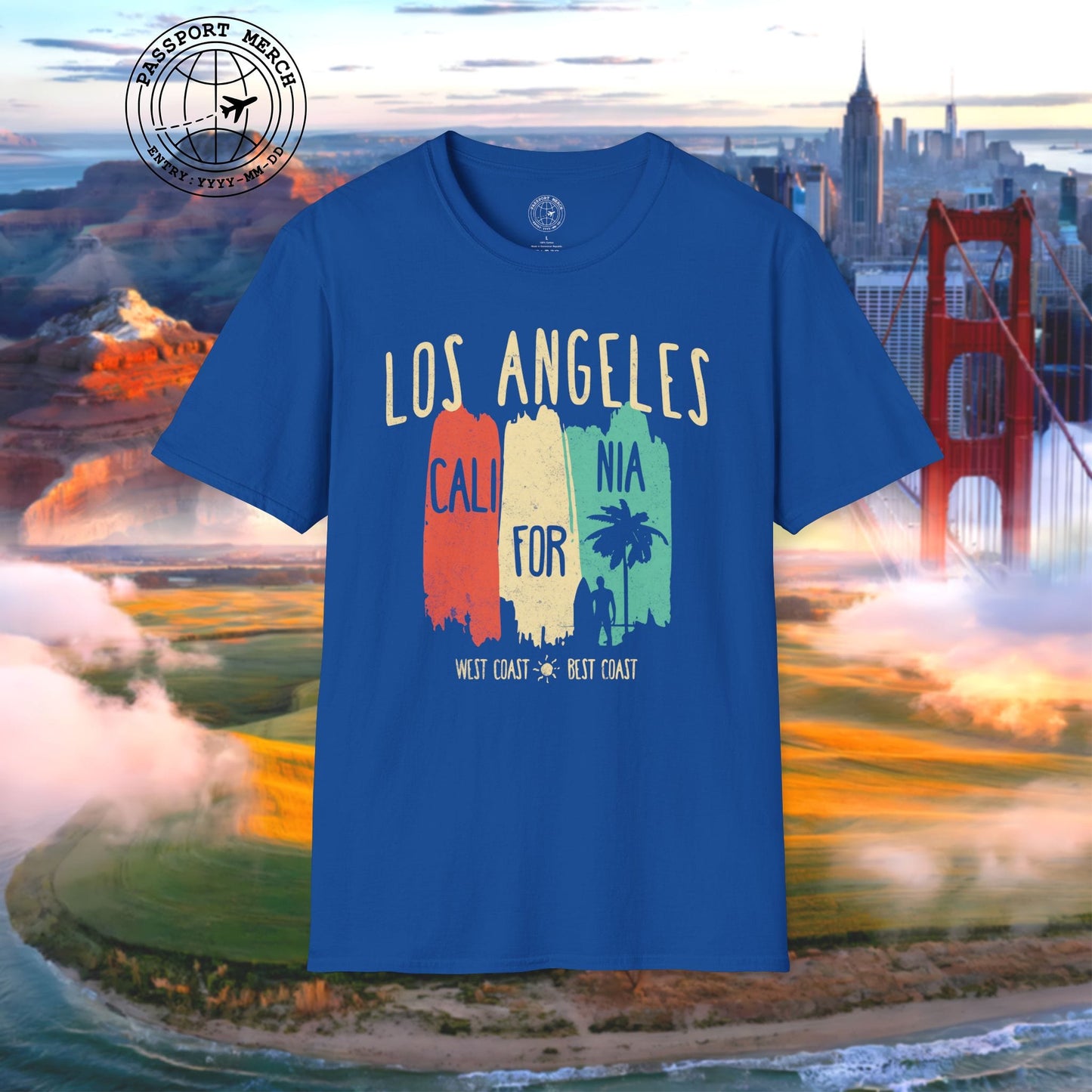 Los Angeles, West Coast Best Coast California T-Shirt