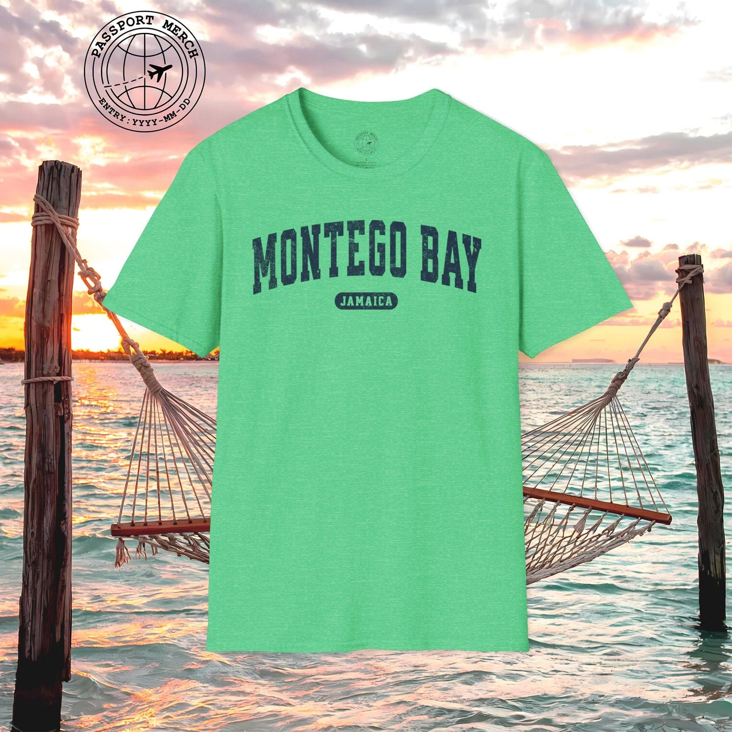 Classic Athletic (Bucket List Edition), Montego Bay, Jamaica T-Shirt