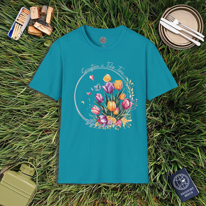 Springtime is Tulip Time in Holland T-Shirt