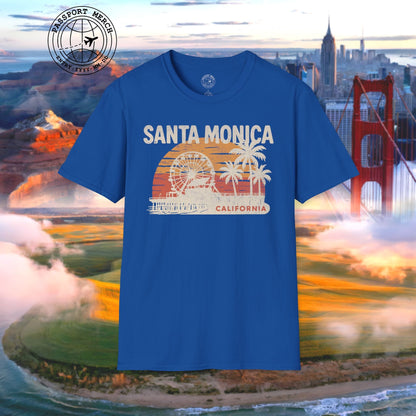 Santa Monica, California - 80's Vintage T-Shirt