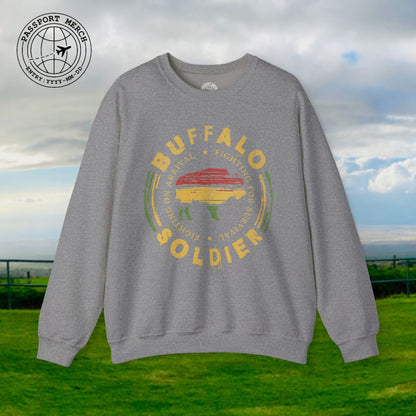 Vintage Buffalo Soldier, Jamaica Crewneck