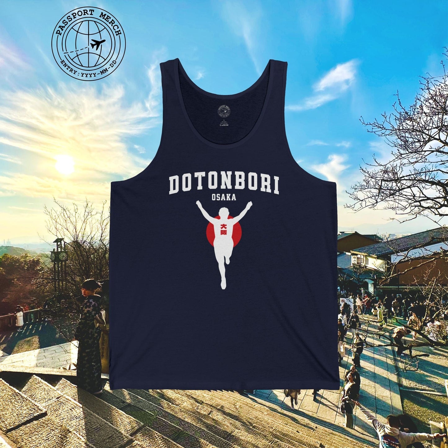 Signs of Wanderlust, Dotonbori, Osaka, Japan Tank Top