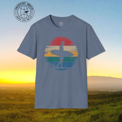 Retro Sun Surfer Dude T-Shirt
