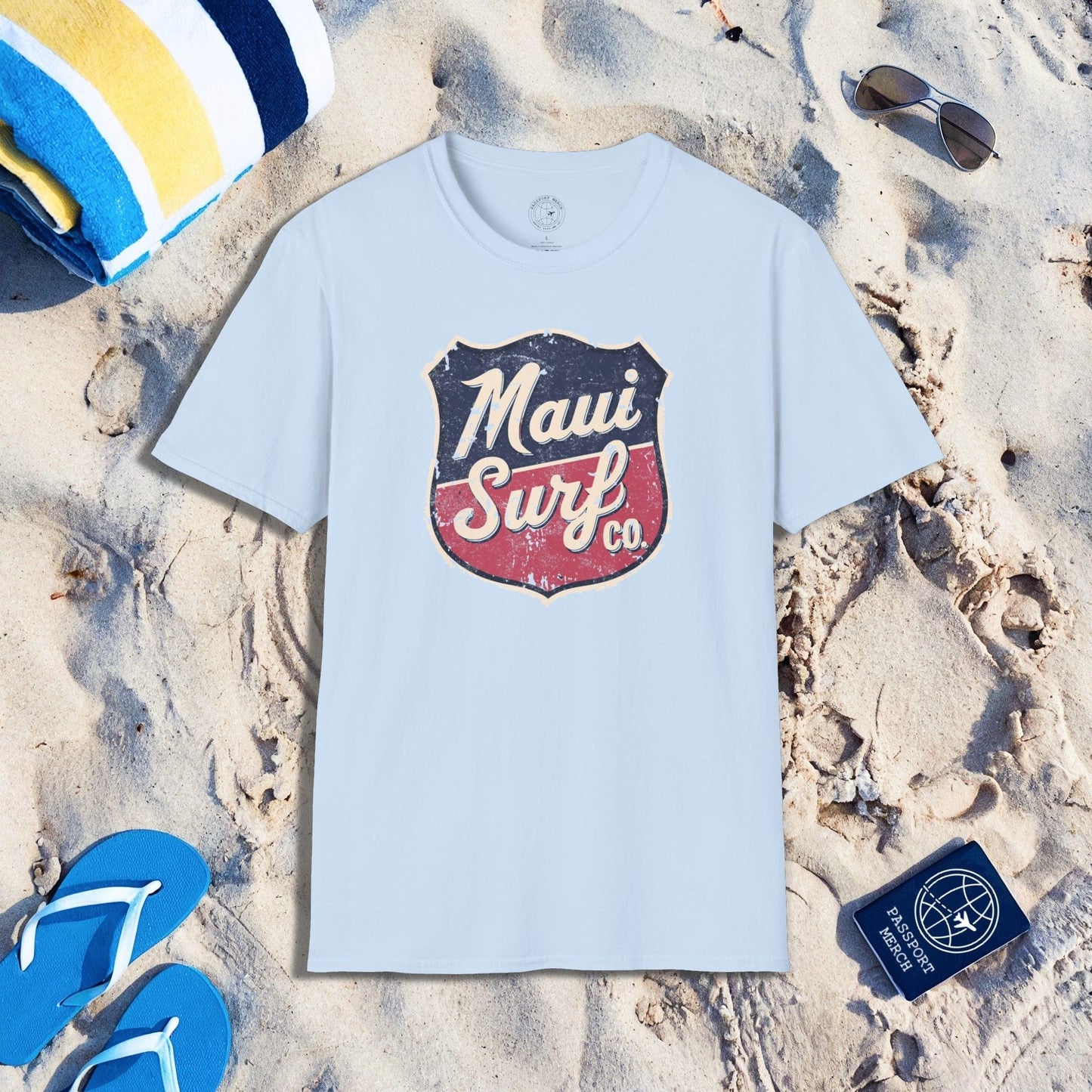 Vintage Maui Surf Co. Shield Hawaii T-Shirt