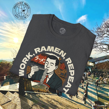 Salaryman - Work, Ramen, Repeat, Japan T-Shirt