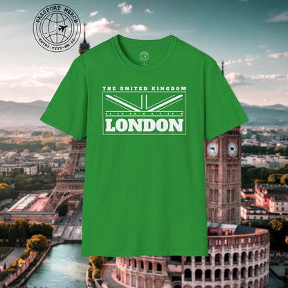 GPS Flag London England, UK T-Shirt