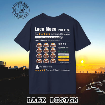 Loco Moco (5-Star Buy Now Edition), Hawaii, Back Print T-Shirt