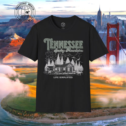 Life Simplified, Smoky Mountains Tennessee T-Shirt