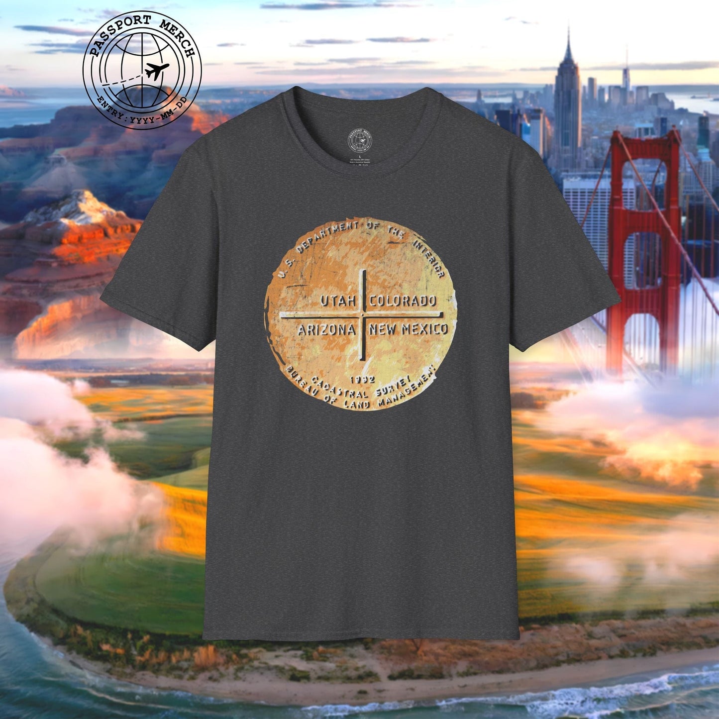 Four Corners - Utah, Colorado, Arizona, New Mexico T-Shirt
