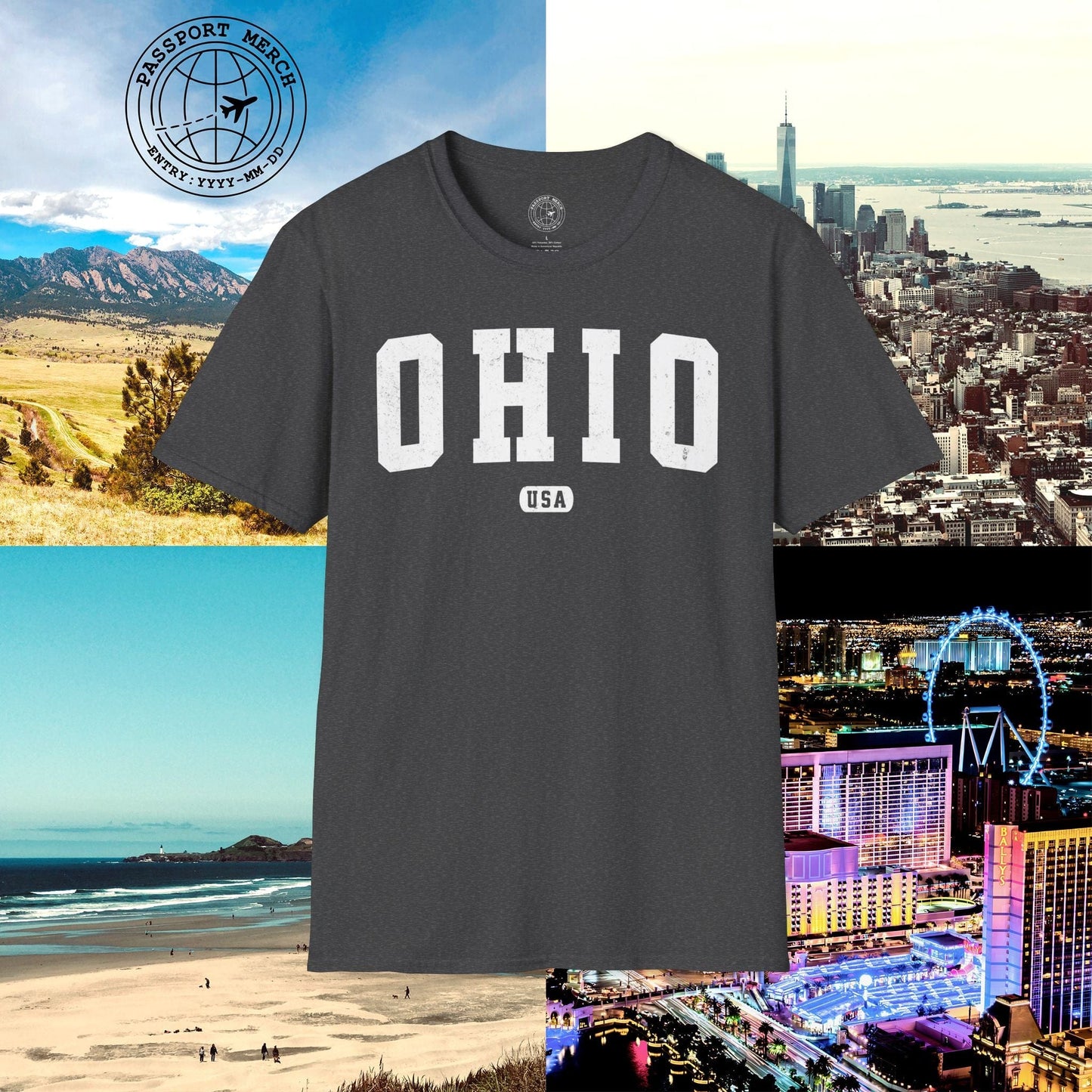 Classic Athletic, Ohio (50 States Edition) T-Shirt