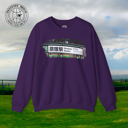 Signs of Wanderlust, Takeshita Street Harajuku Japan Crewneck
