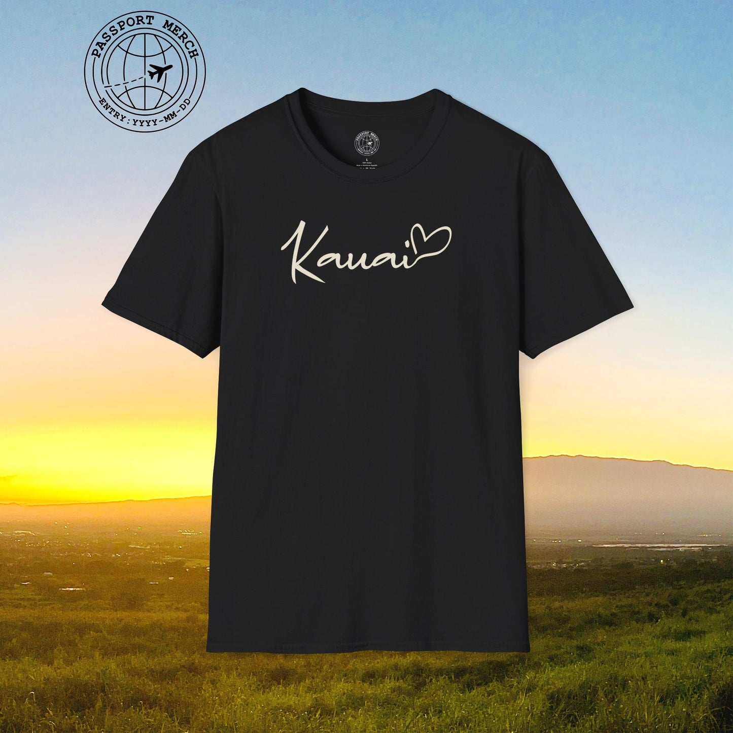 Heart Signature (Islands Edition), Kauai, Hawaii T-Shirt