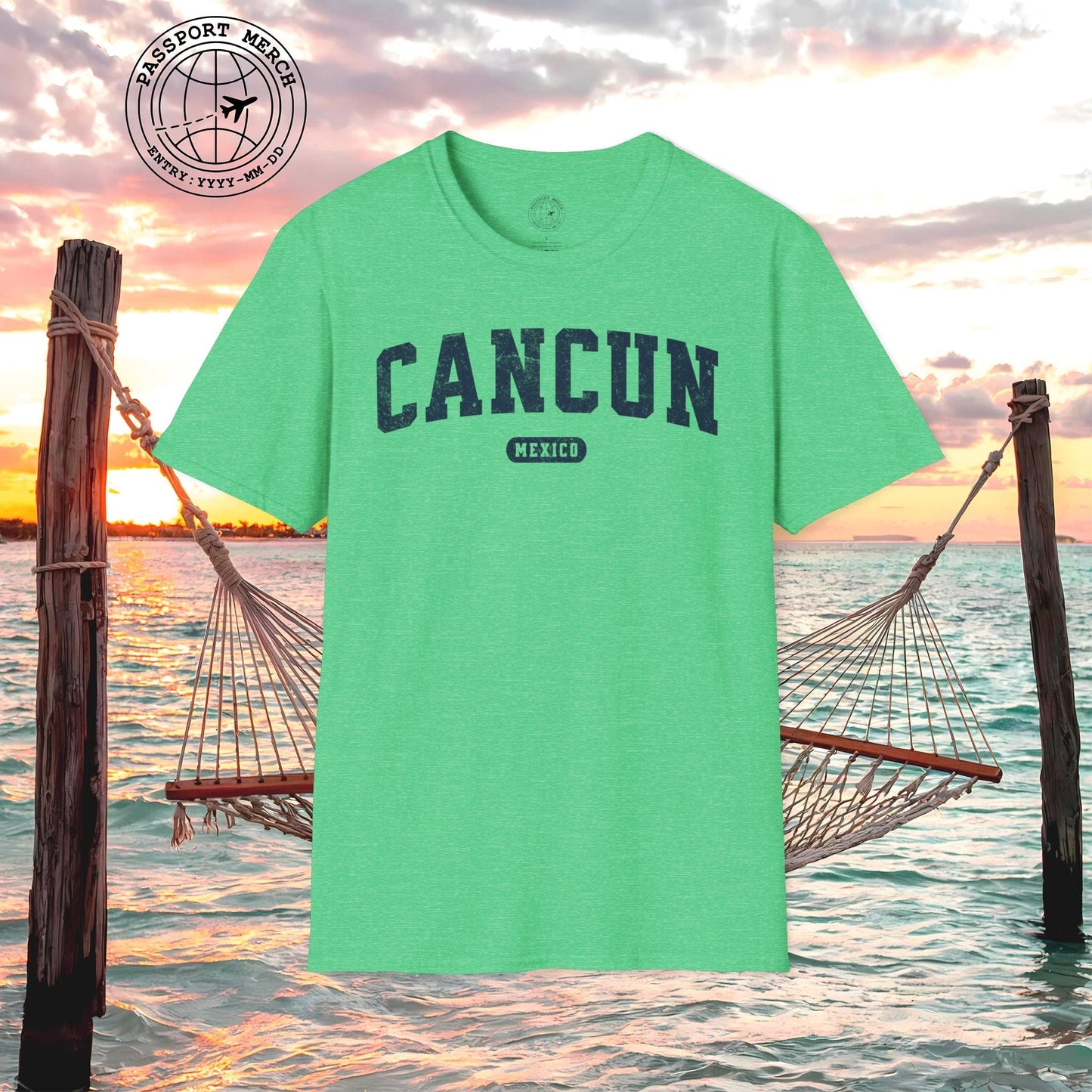 Classic Athletic (Bucket List Edition), Cancun, Mexico T-Shirt