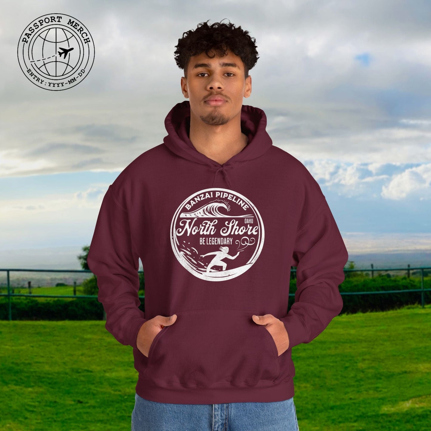 Be Legendary, Banzai Pipeline, Oahu Hawaii Hoodie