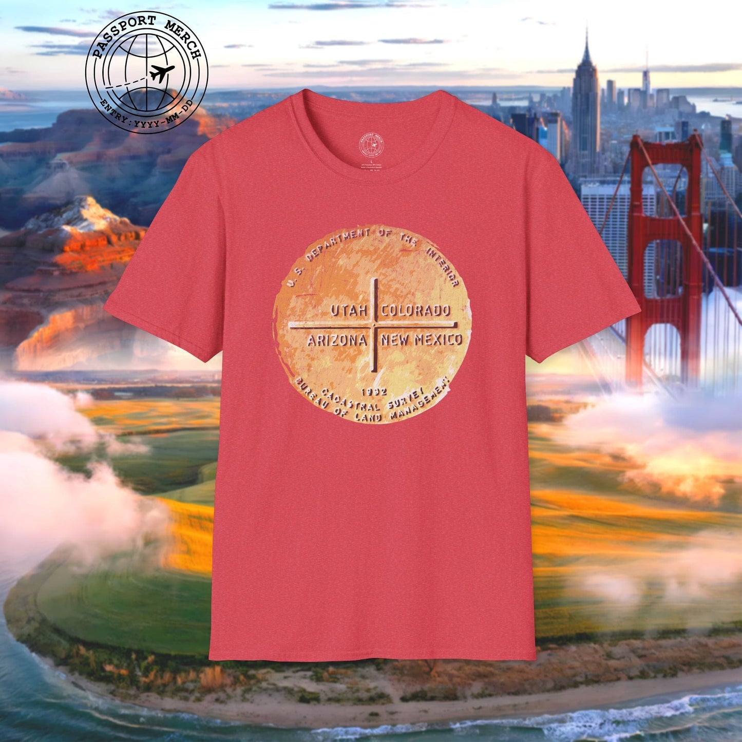 Four Corners - Utah, Colorado, Arizona, New Mexico T-Shirt