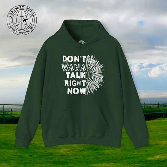 Don't Wana Talk Right Now, Hawaii Hoodie