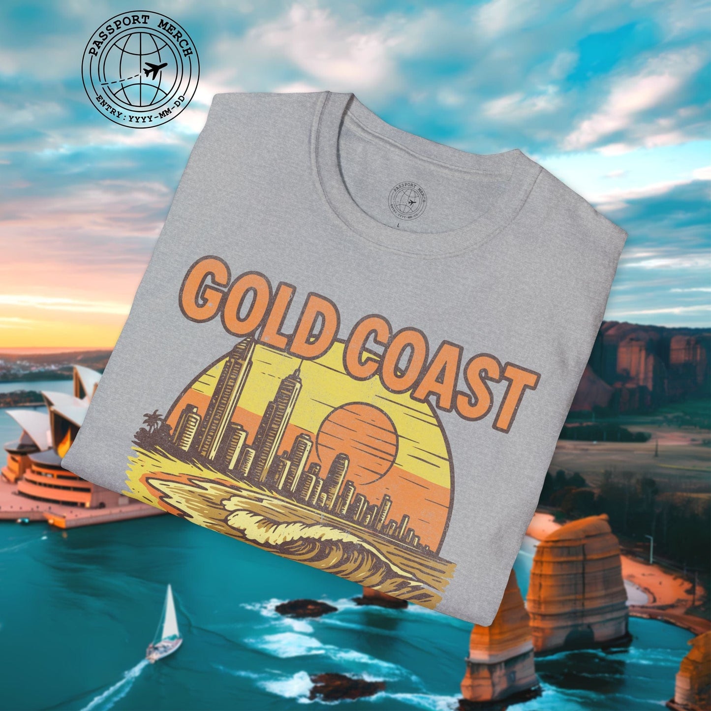 Gold Coast, Australia - 80's Vintage T-Shirt