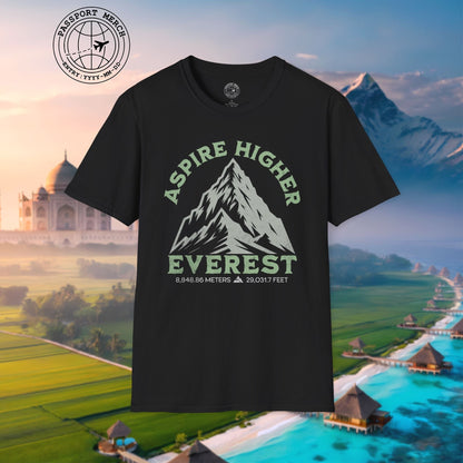 Aspire Higher, Everest Nepal-Tibet T-Shirt