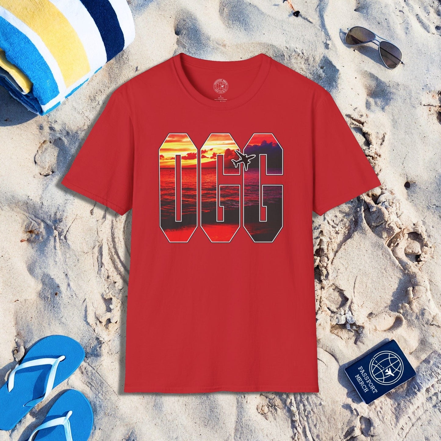 Airport Window ✈️ Kahului Maui Hawaii OGG T-Shirt