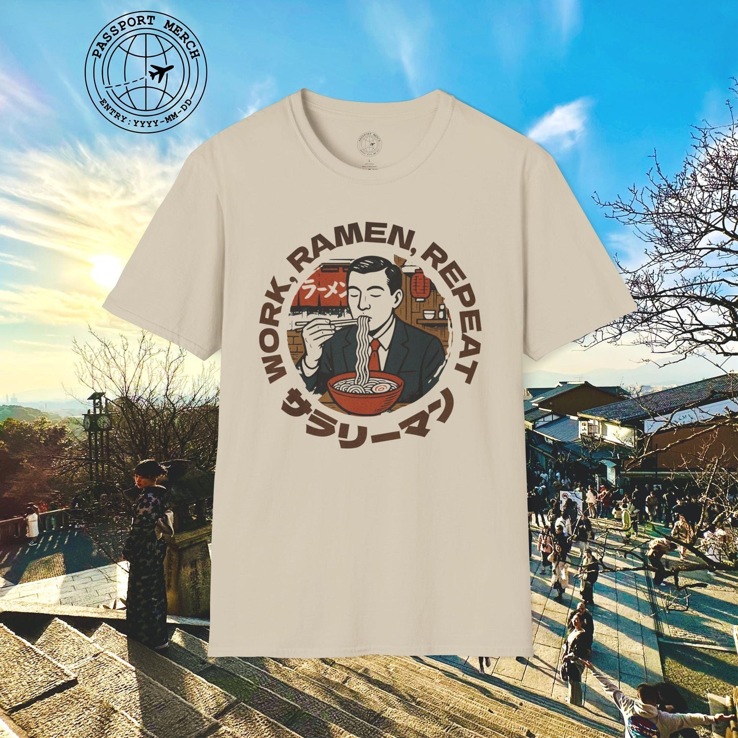 Salaryman - Work, Ramen, Repeat, Japan T-Shirt