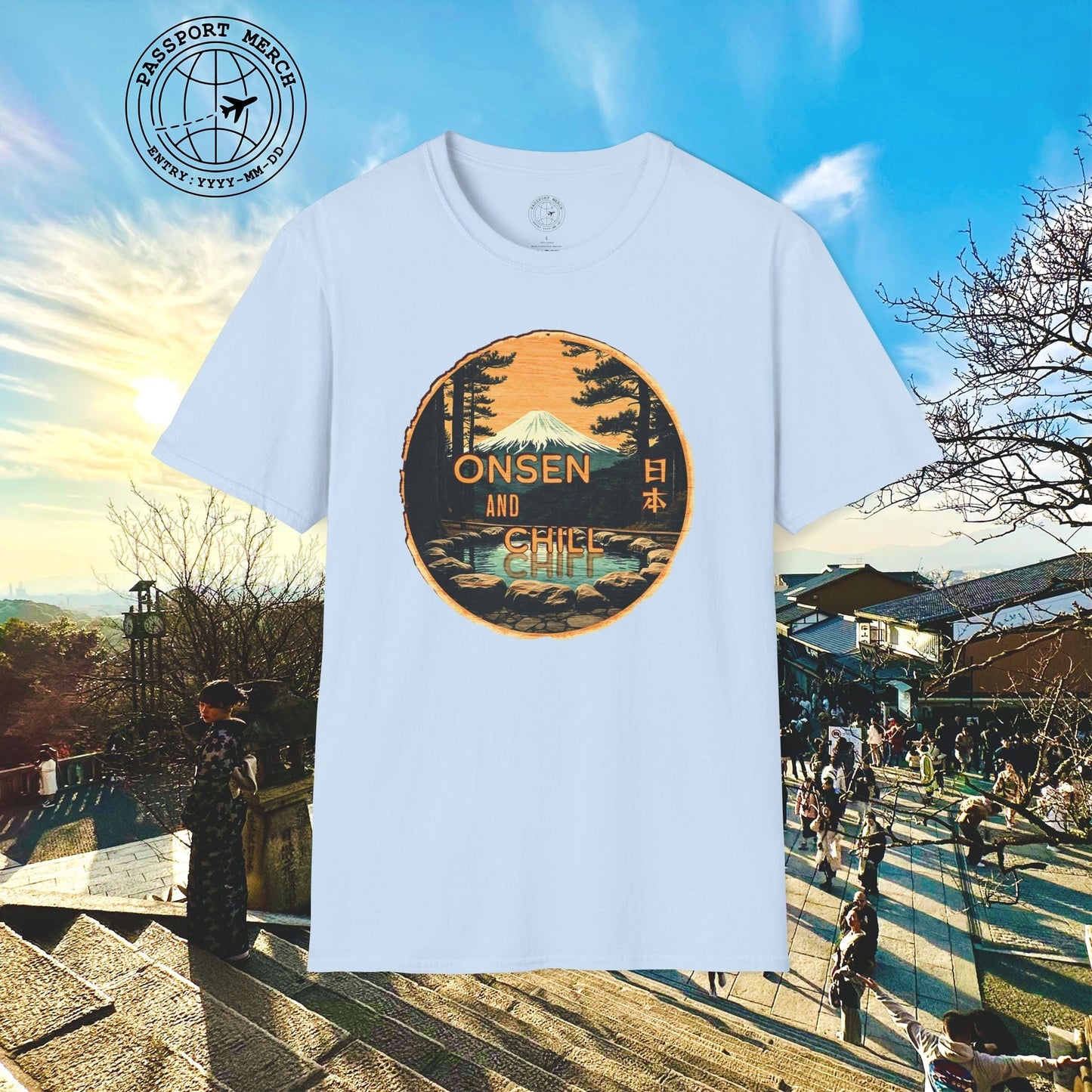 Onsen and Chill, Japan T-Shirt