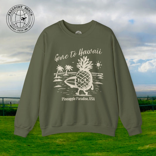Gone to Hawaii, Pineapple Paradise Crewneck