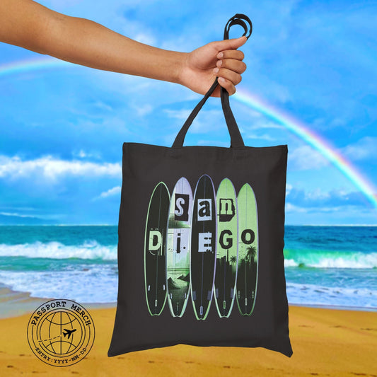 Surfboard Dreams San Diego, California Tote Bag