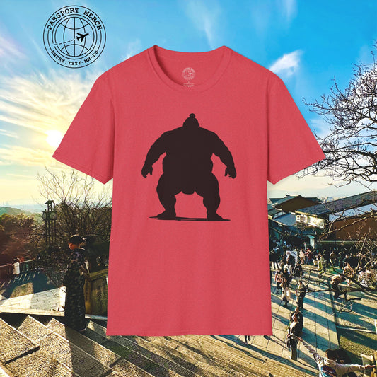 Minimalist Sumo Silhouette, Japan T-Shirt
