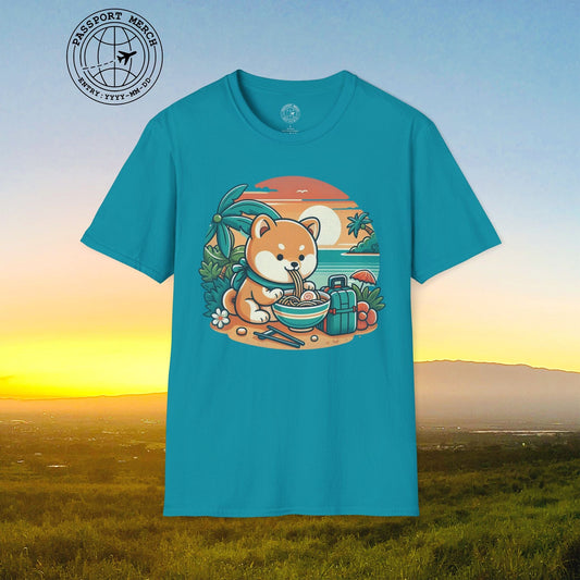 Japanese Shiba Inu Meets Hawaiian Saimin T-Shirt