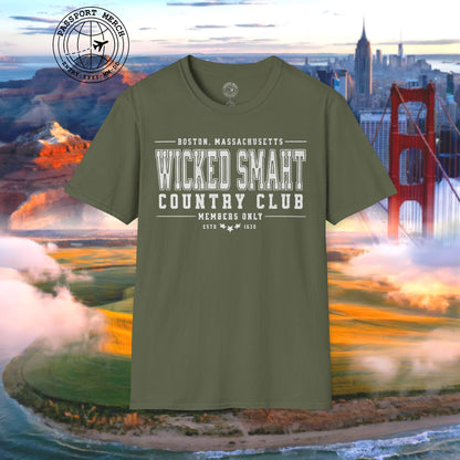 Wicked Smaht Country Club, Boston, Massachussets T-Shirt
