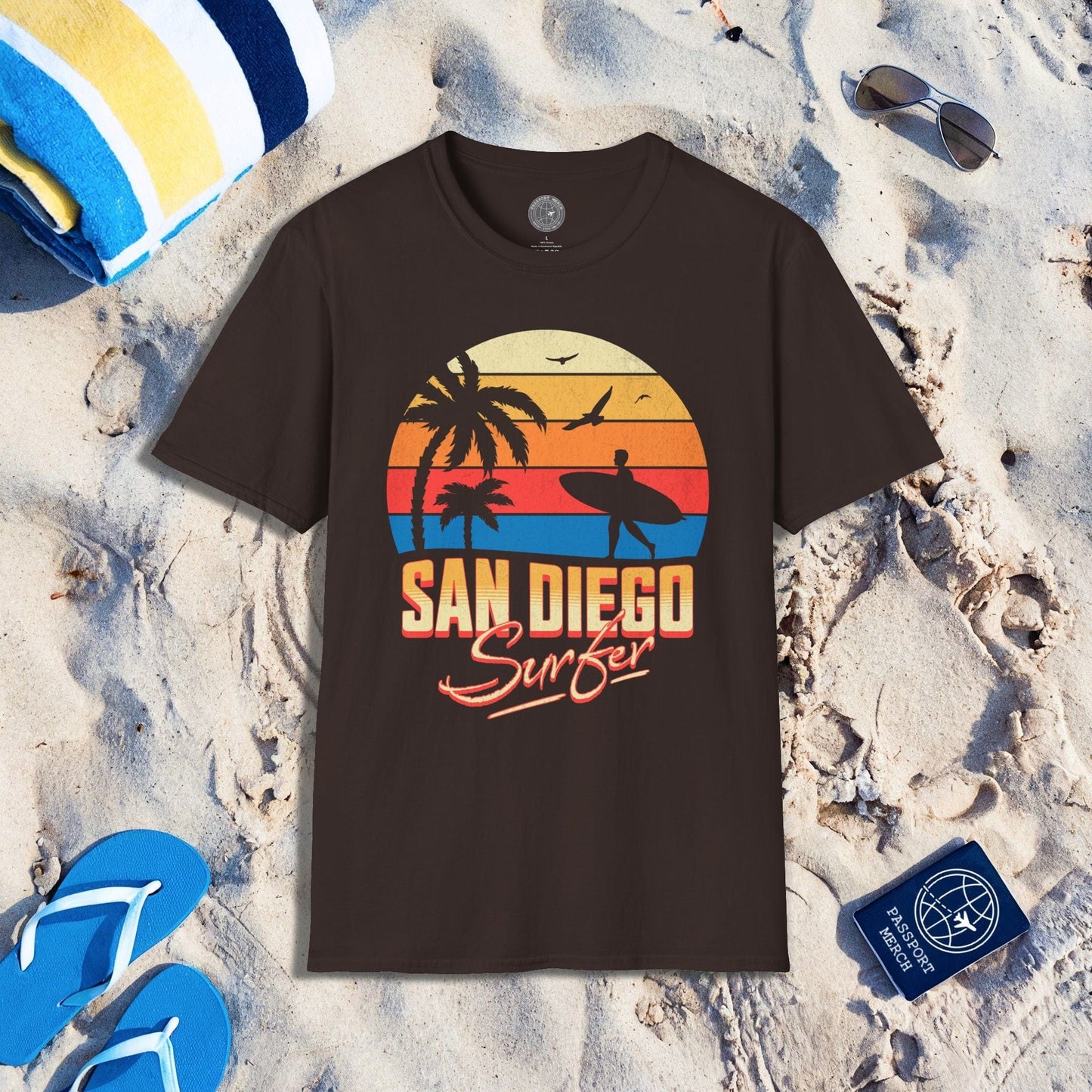 San Diego Surfer California T-Shirt