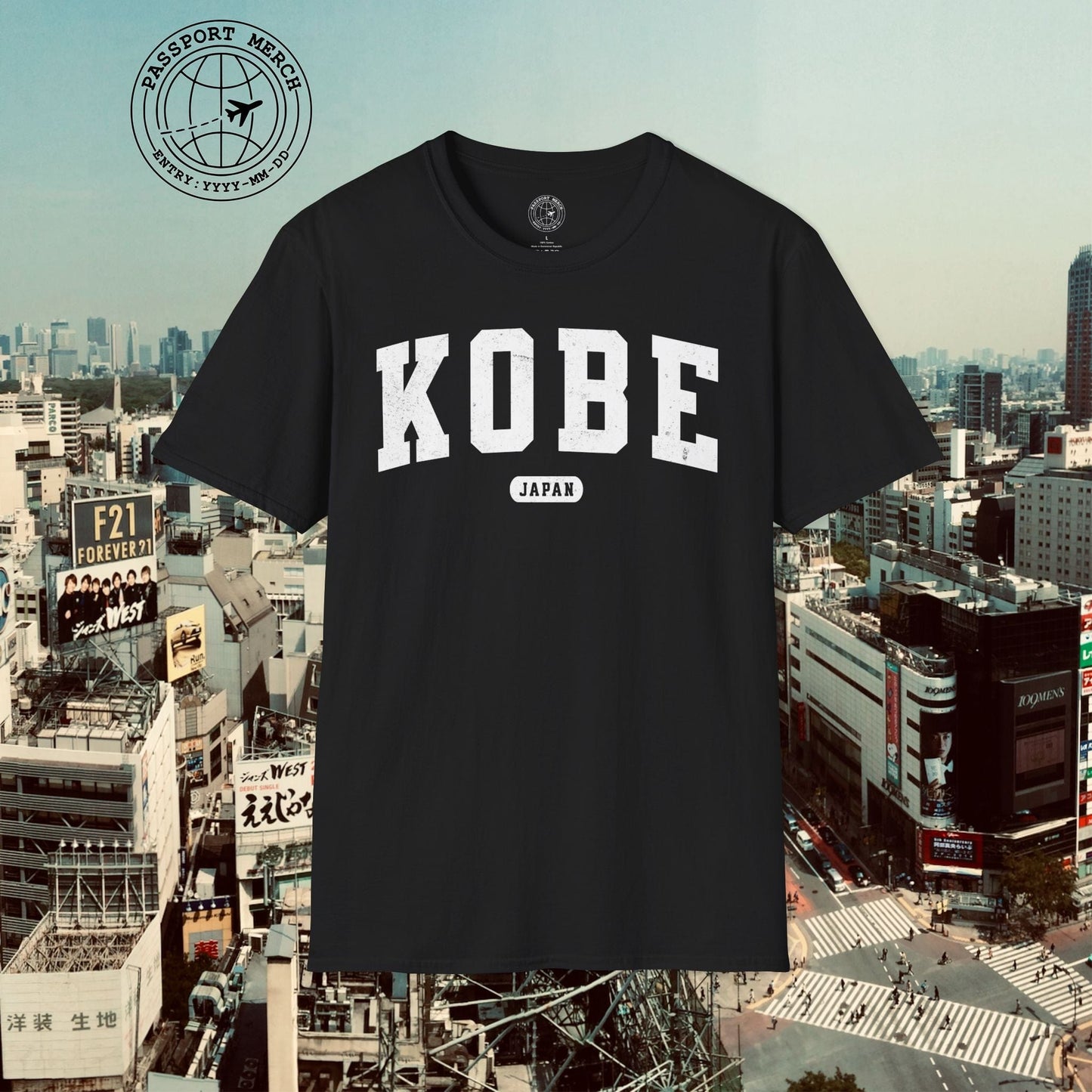 Classic Athletic (Bucket List Edition), Kobe, Japan T-Shirt