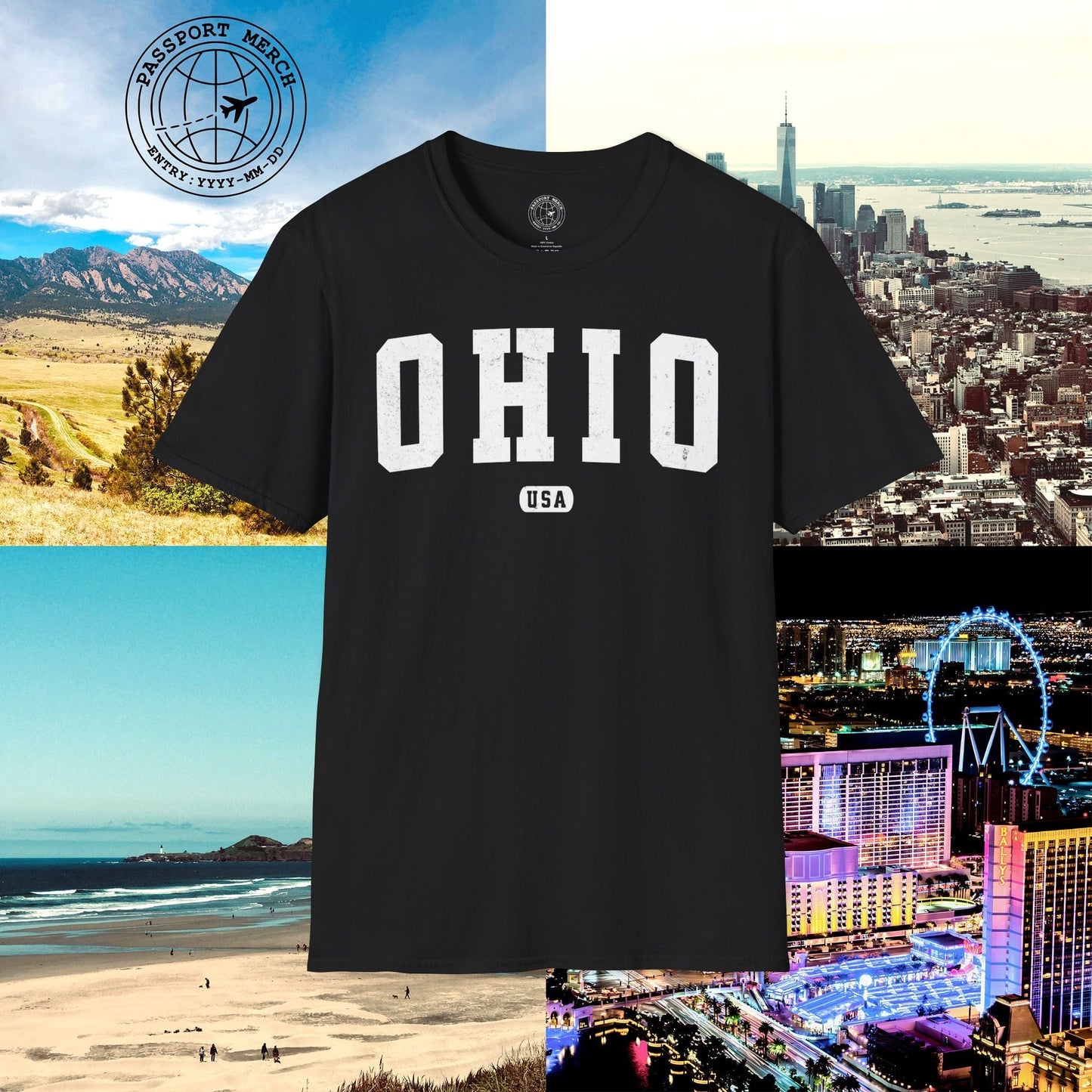 Classic Athletic, Ohio (50 States Edition) T-Shirt