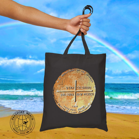 Four Corners - Utah, Colorado, Arizona, New Mexico Tote Bag