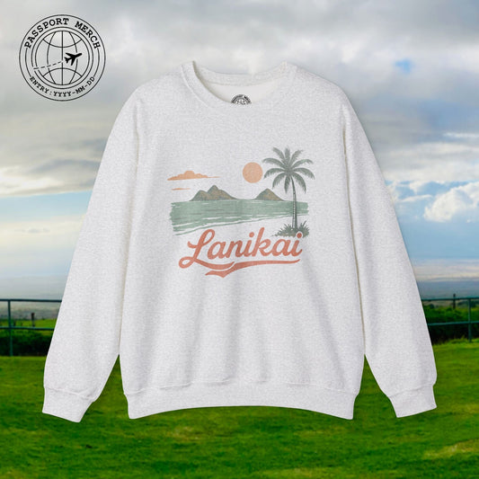 Vintage Lanikai, Oahu, Hawaii Crewneck