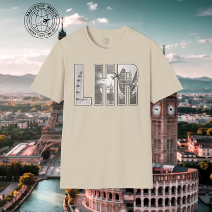 Airport Window London England UK LHR T-Shirt