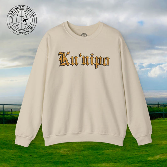 Koa Wood Ku'uipo (Hawaiian Jewelry Style) Crewneck