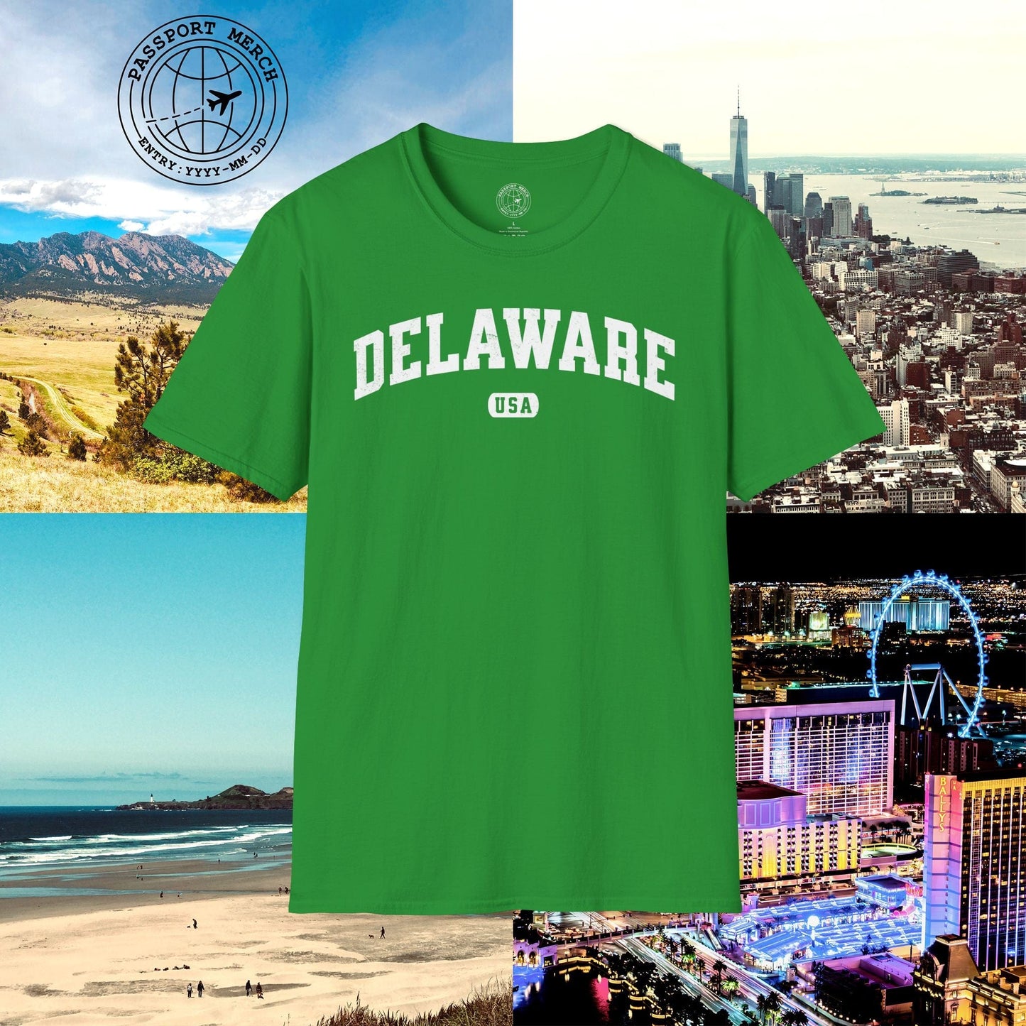 Classic Athletic, Delaware (50 States Edition) T-Shirt