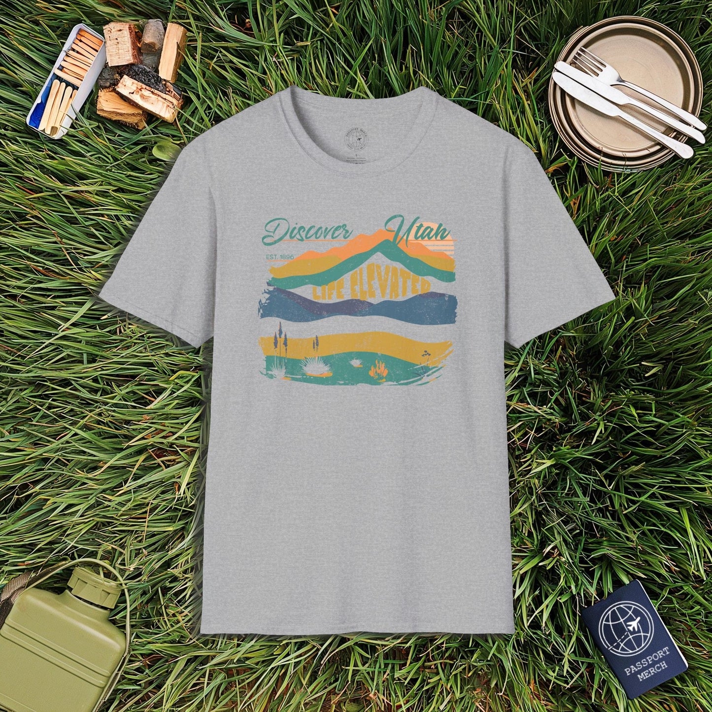 Vintage Utah Life Elevated T-Shirt