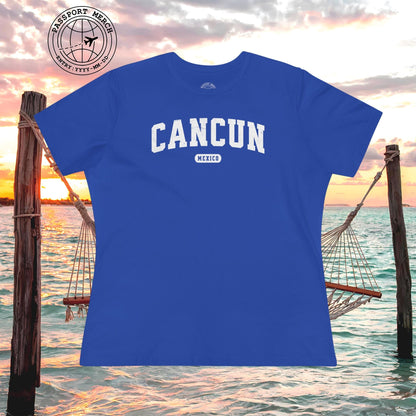 Classic Athletic (Bucket List Edition), Cancun, Mexico, Womens Fit T-Shirt