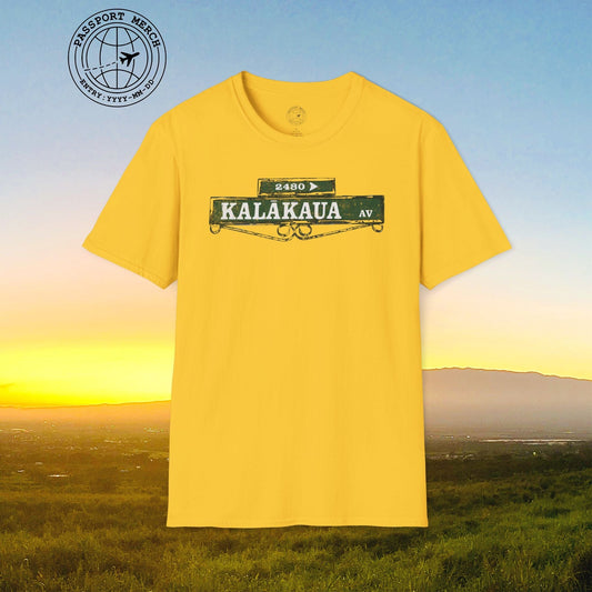 Signs of Wanderlust, Kalakaua Ave, Oahu, Hawaii T-Shirt