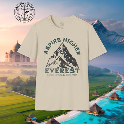Aspire Higher, Everest Nepal-Tibet T-Shirt