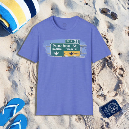 Signs of Wanderlust, Waikiki, Exit Only, Hawaii T-Shirt