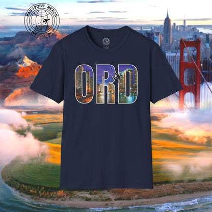 Airport Window Chicago Illinois ORD T-Shirt