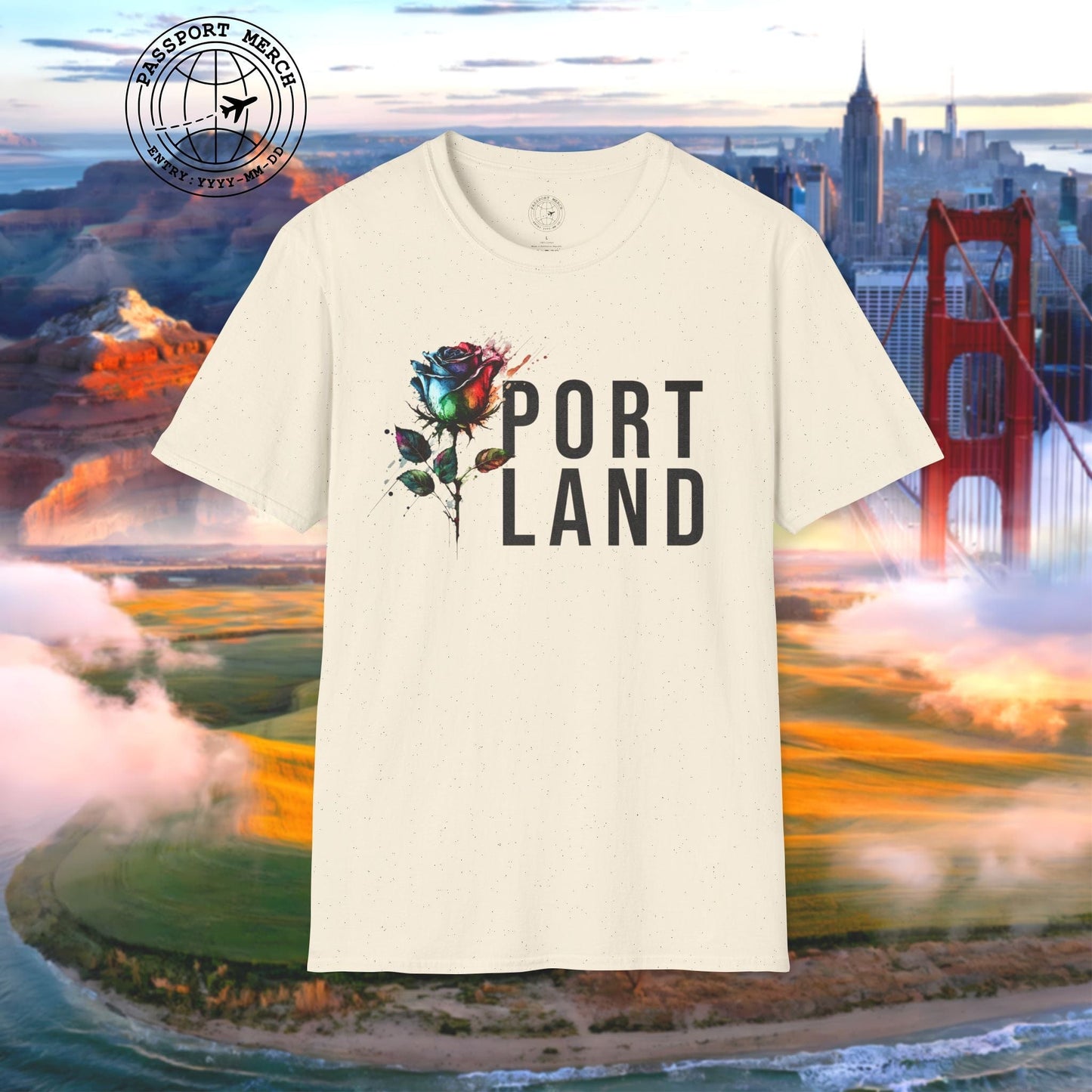Portland Rose, Oregon T-Shirt