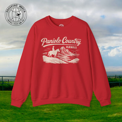 Paniolo Country Vintage Monochrome, Hawaii Crewneck