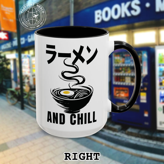Ramen and Chill, Japan 15oz Mug