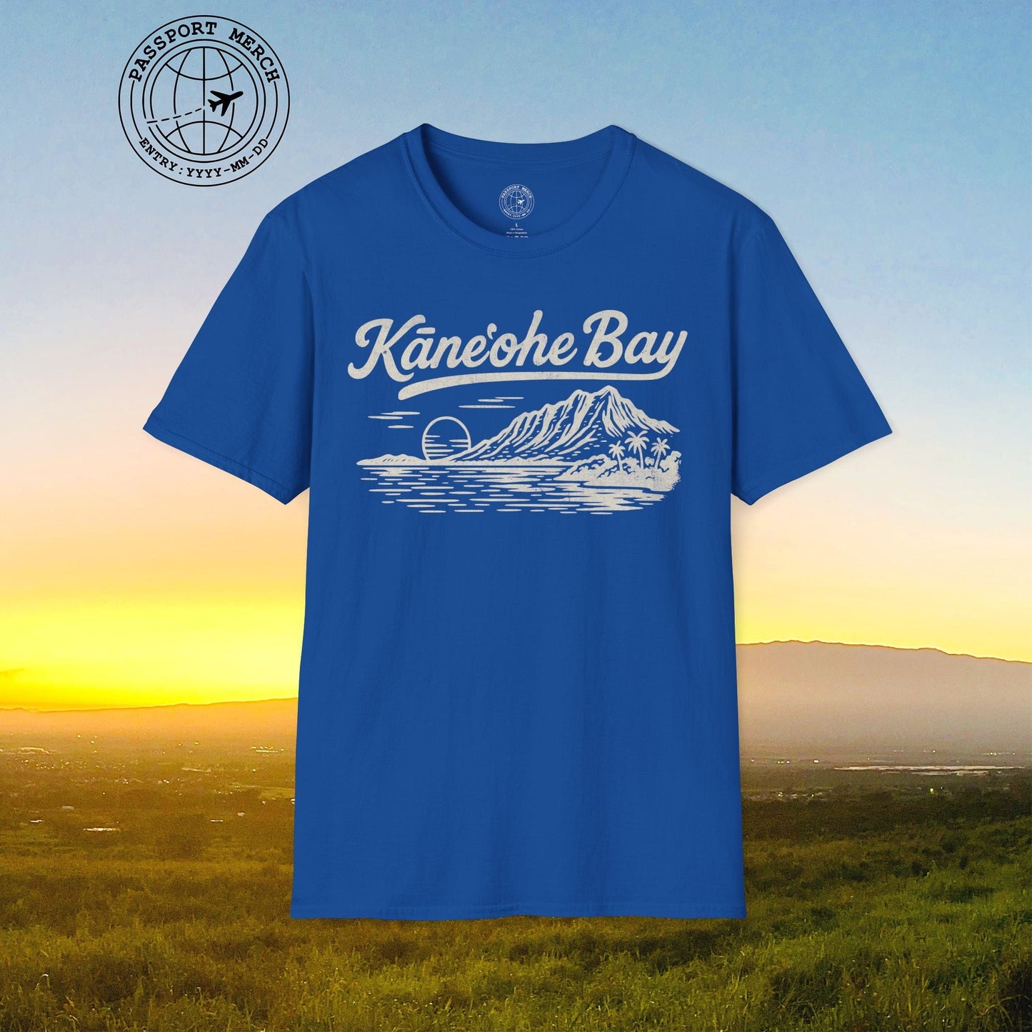Kaneohe Bay Vintage Monochrome, Hawaii T-Shirt