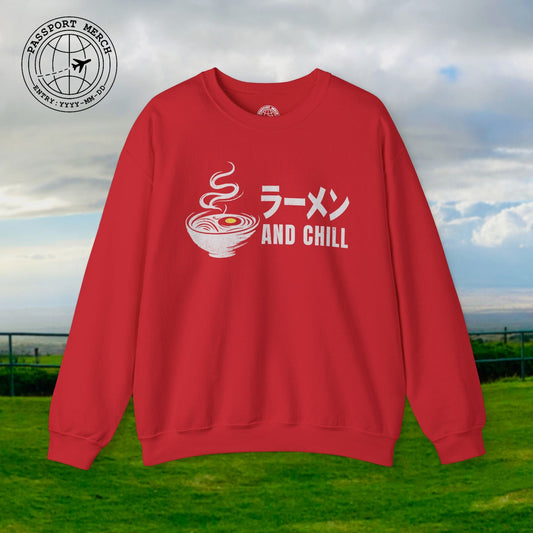 Ramen and Chill, Japan Crewneck